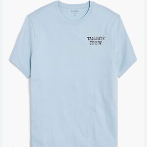 NWT J.Crew Men’s Blue tee shirts with Tailgate crew on front & picture on back.